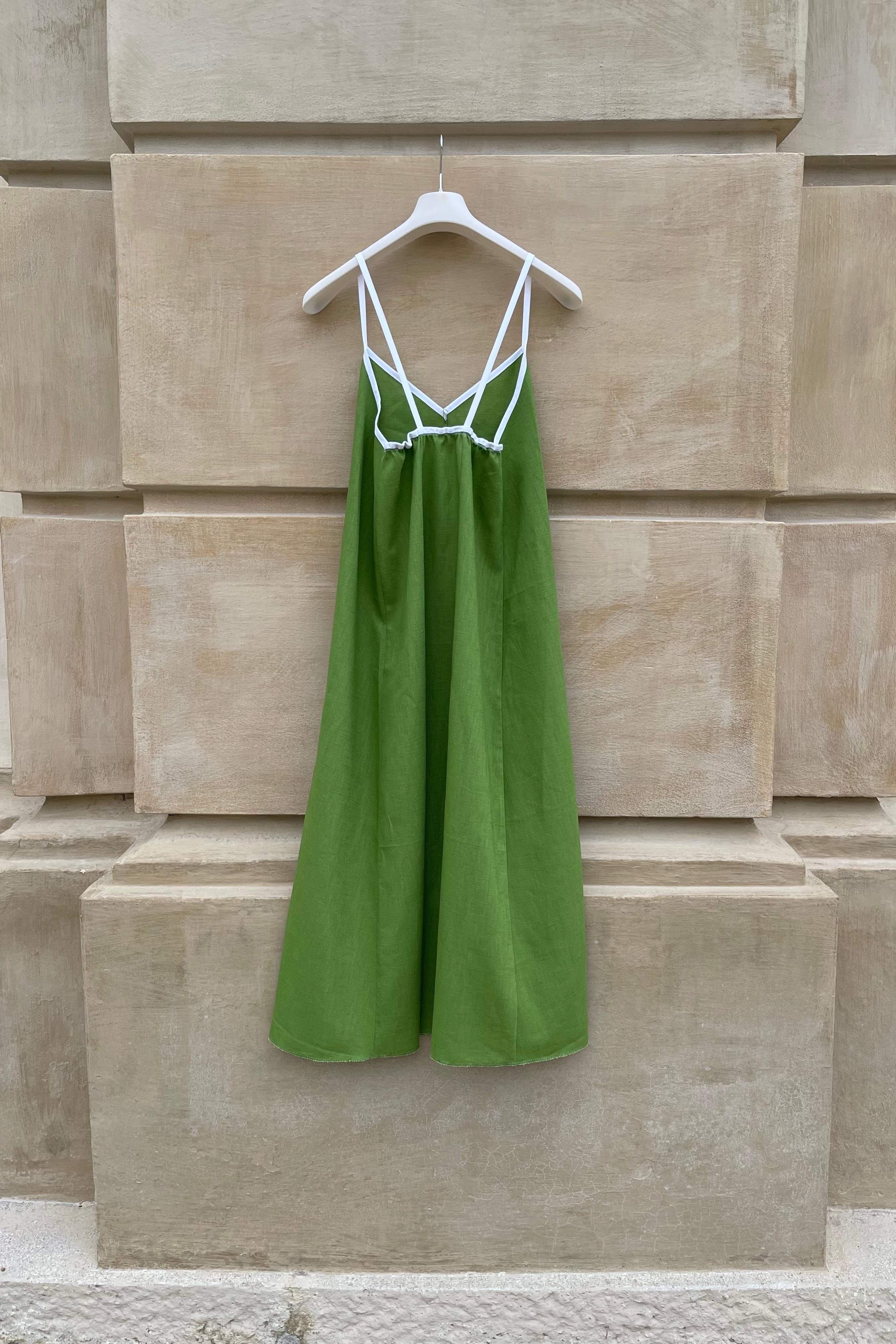 Kleid „Linnea“ in Matcha