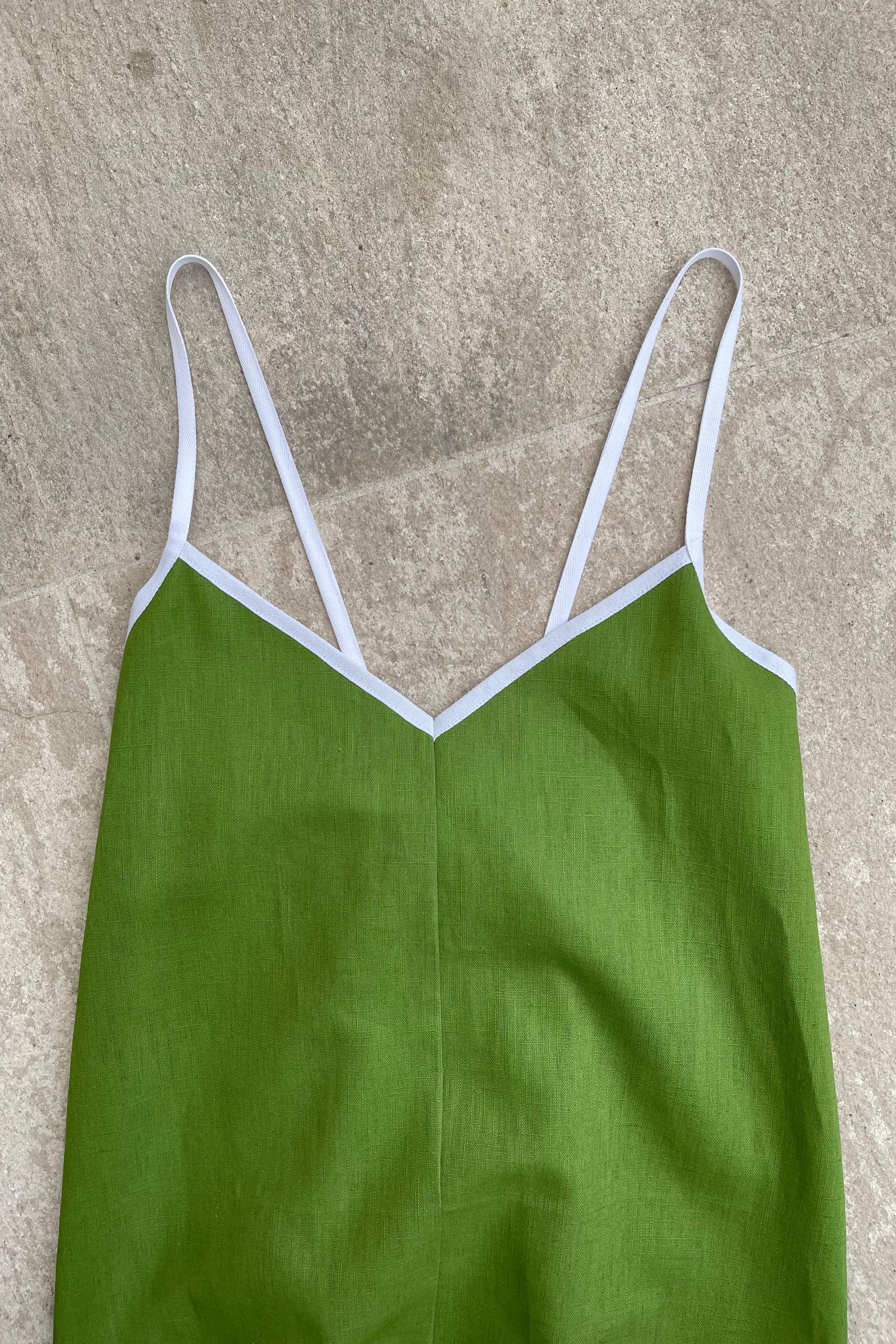 Kleid „Linnea“ in Matcha