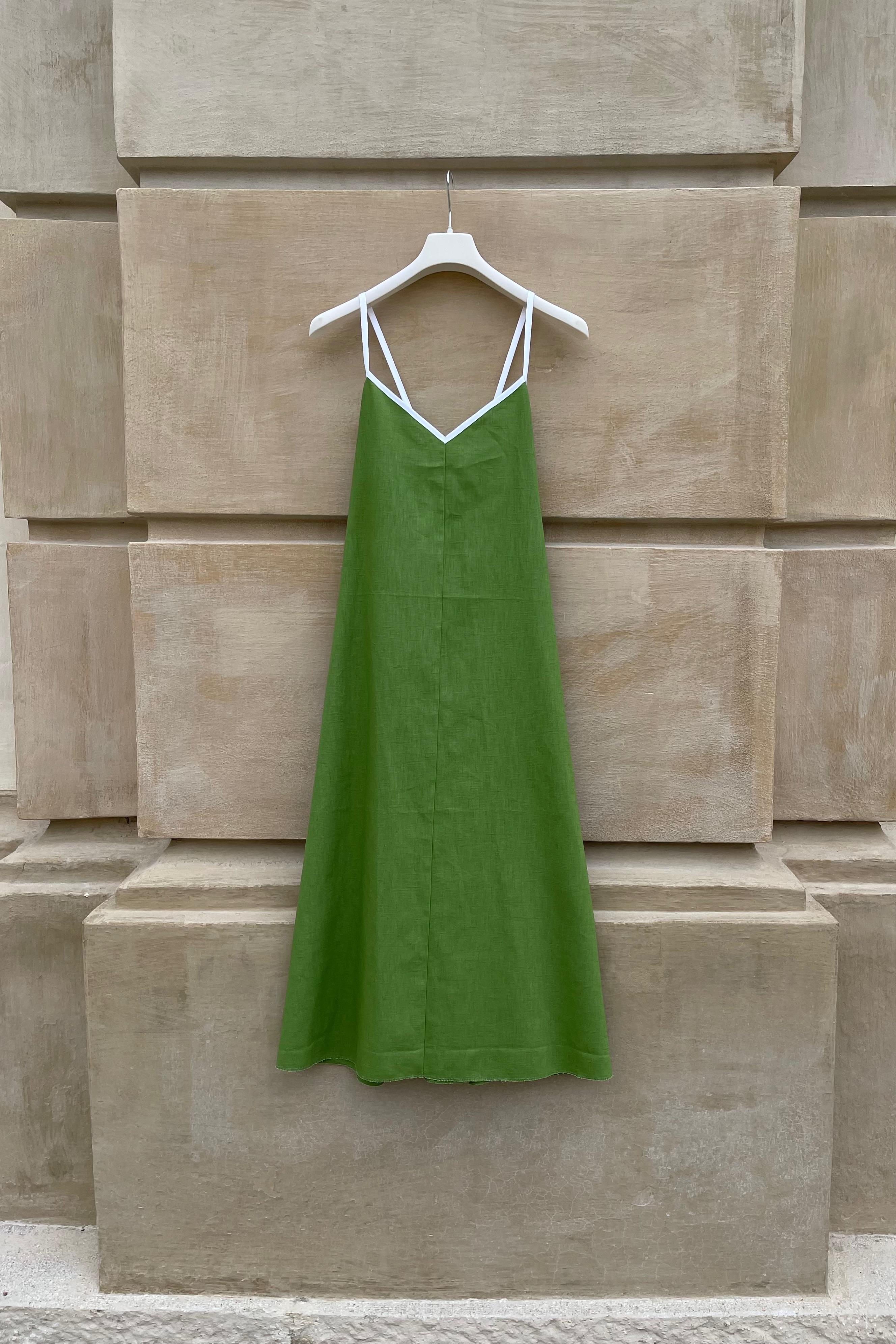 Kleid „Linnea“ in Matcha