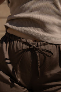 Hose aus Baumwoll Satin
