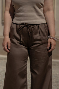 Hose aus Baumwoll Satin