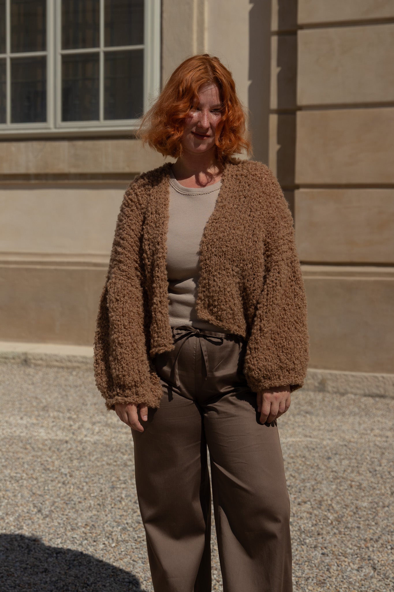 Weste "Annie" in Karamell