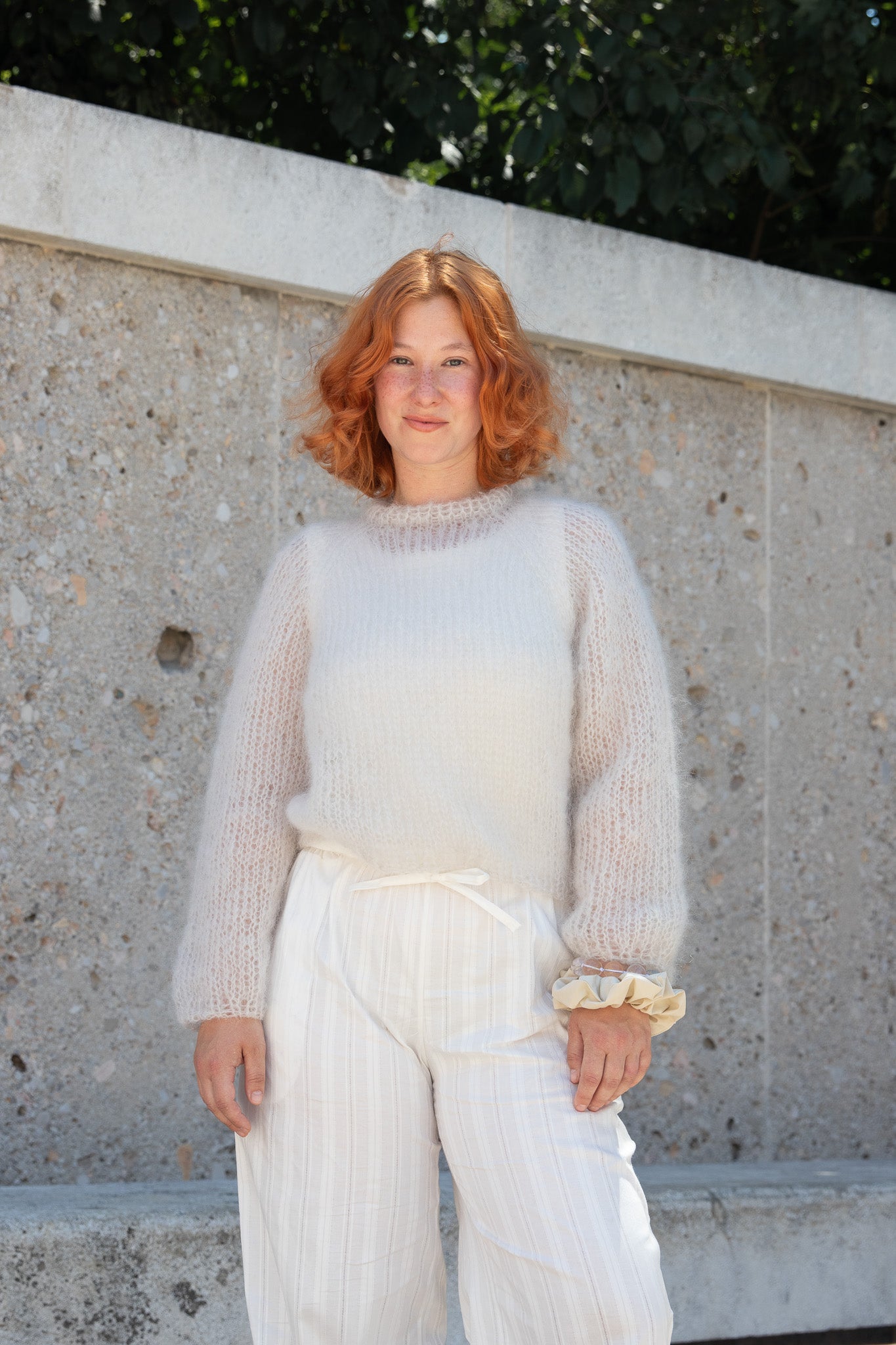 Pullover "Sofi" in Auster