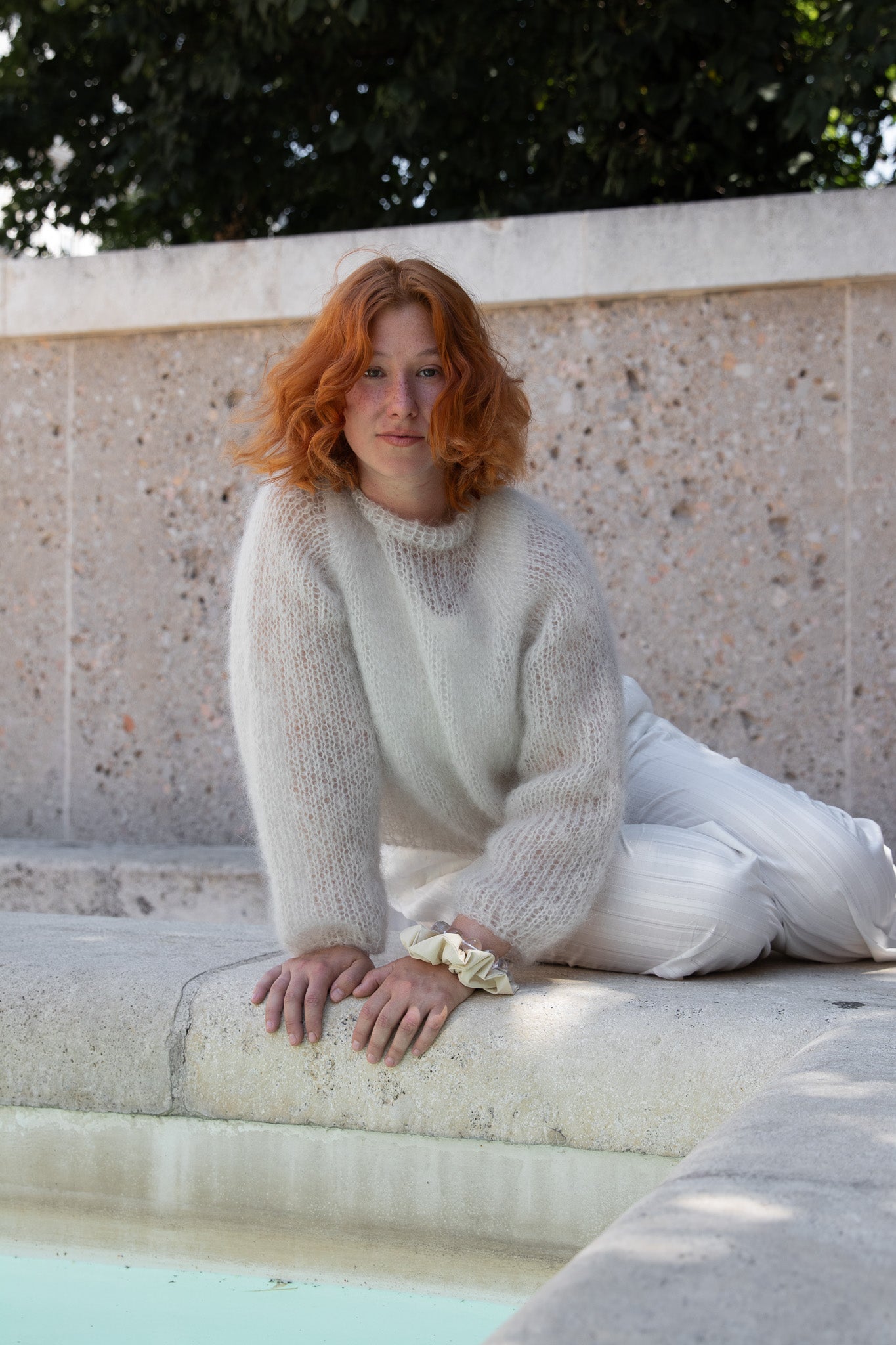 Pullover "Sofi" in Auster