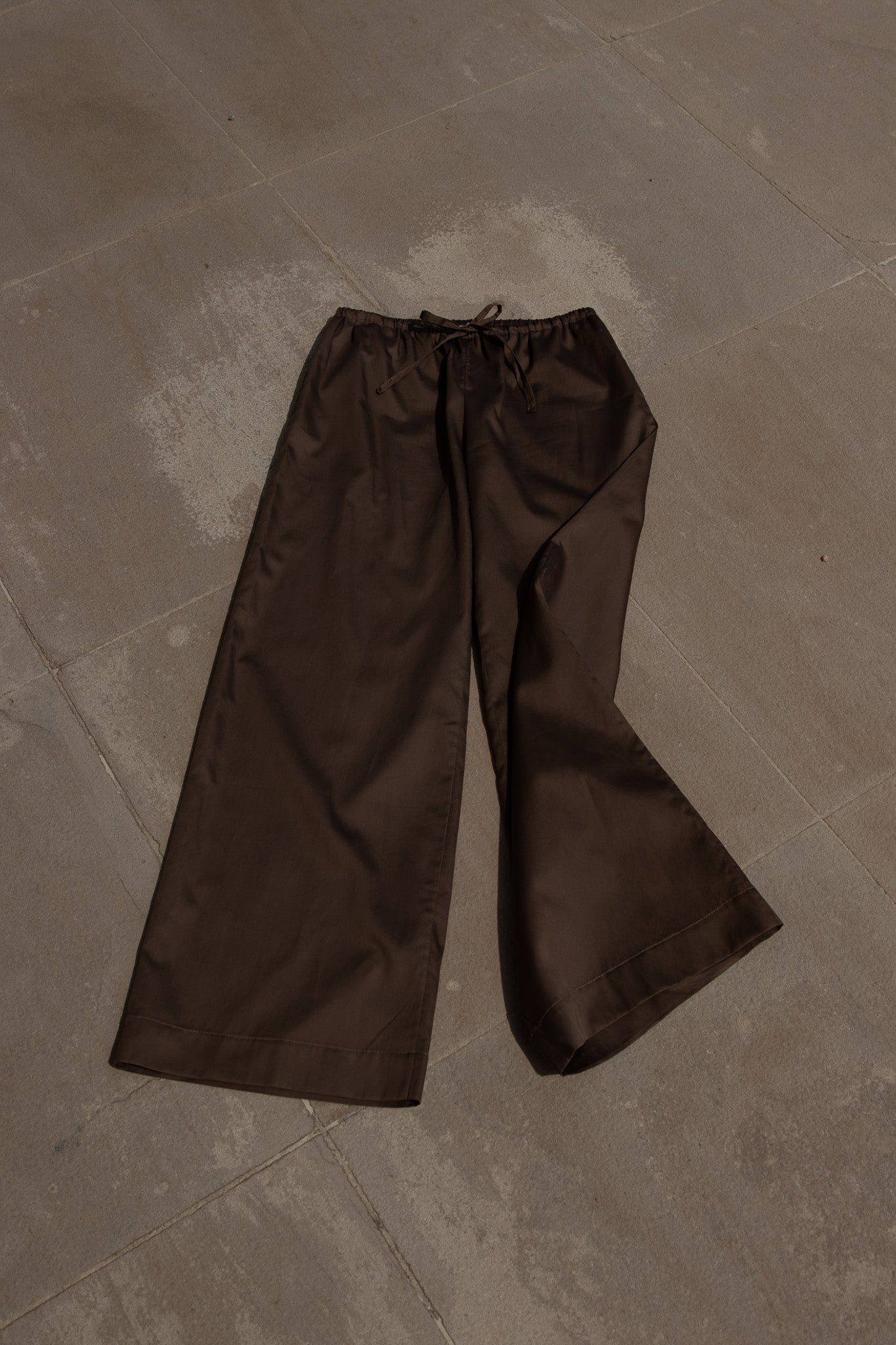 Hose aus Baumwoll Satin